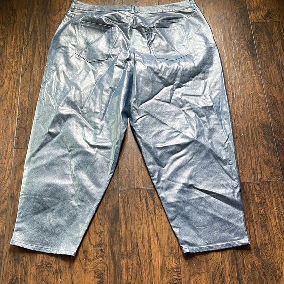 Eloquii NWT Plus Size Coated Denim jeans SZ 22 - Picture 9 of 12